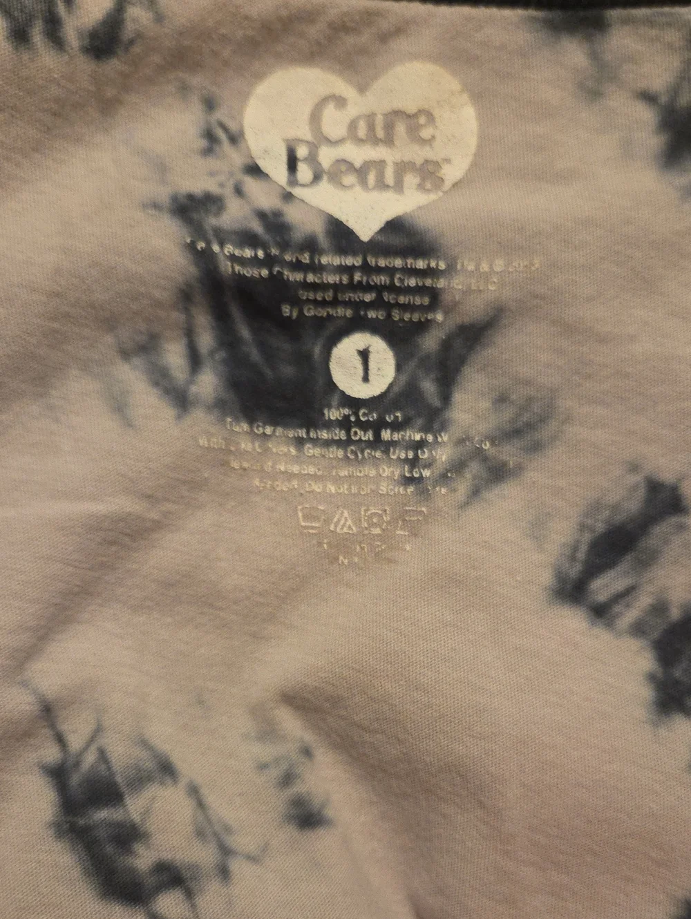 Tie-dye Care Bears Halloween Shirt
